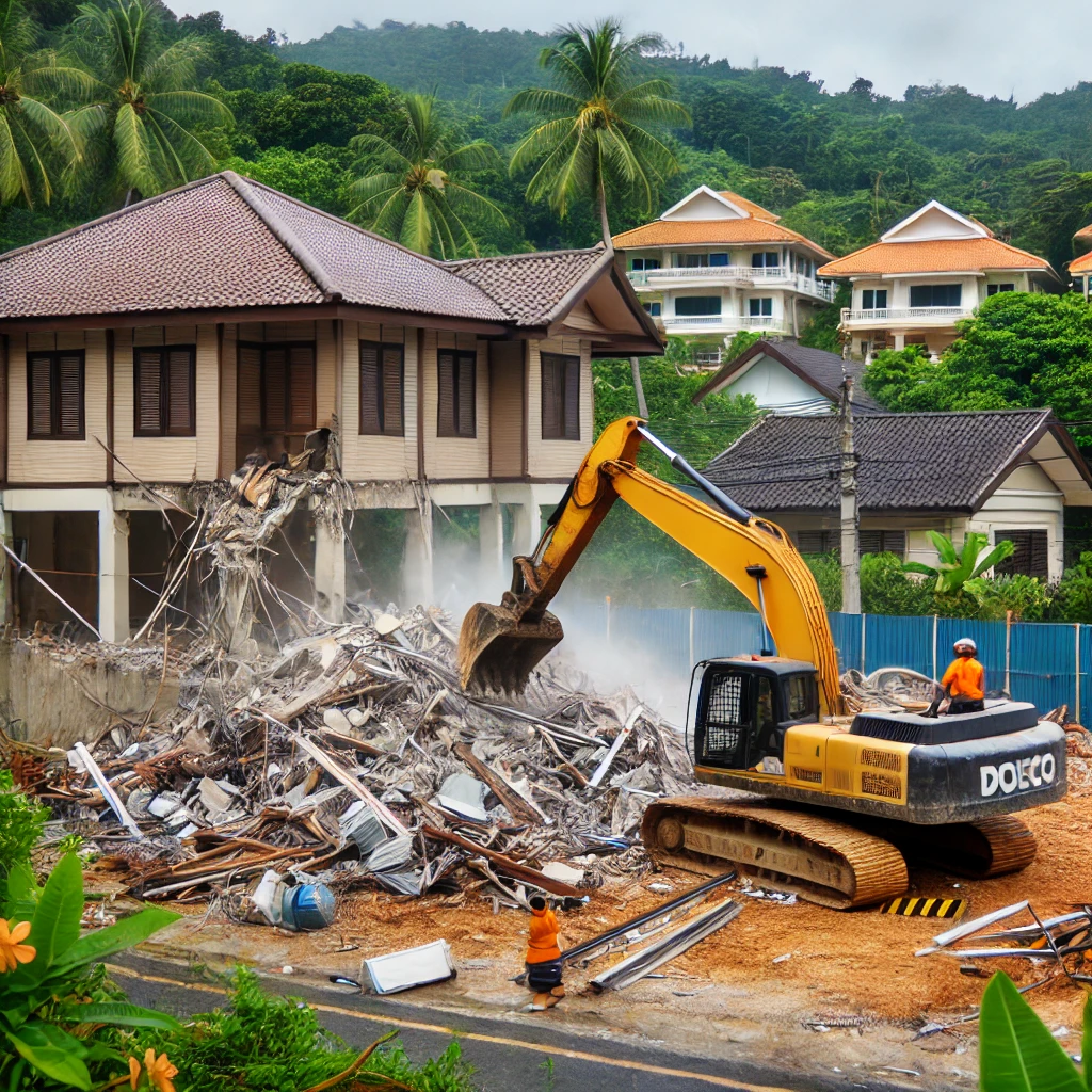 บริการรื้อถอนบ้านภูเก็ต